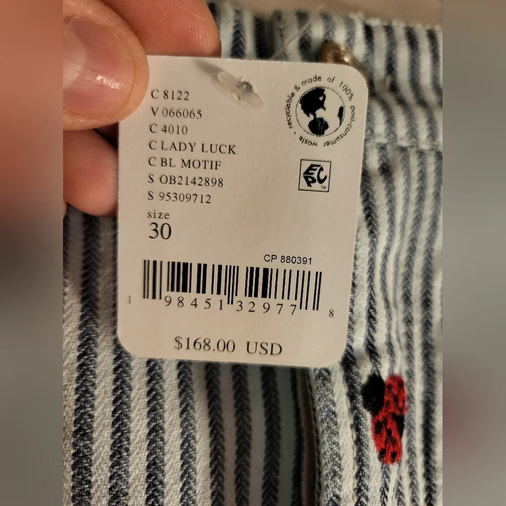 Free People Bugged Out Railroad Stripe Jeans - Picture 9 of 11